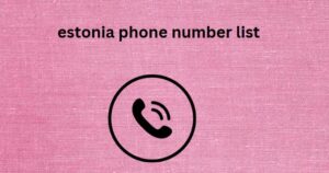 estonia phone number list