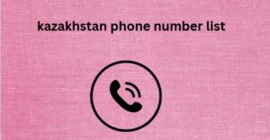 kazakhstan phone number list