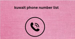 kuwait phone number list