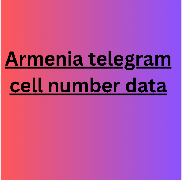 Armenia telegram cell number data