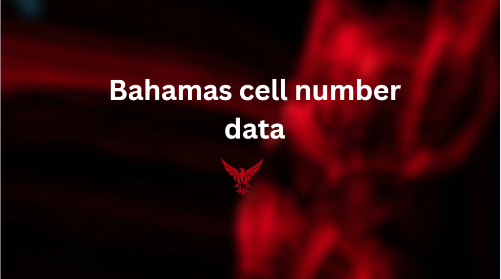 Bahamas cell number data