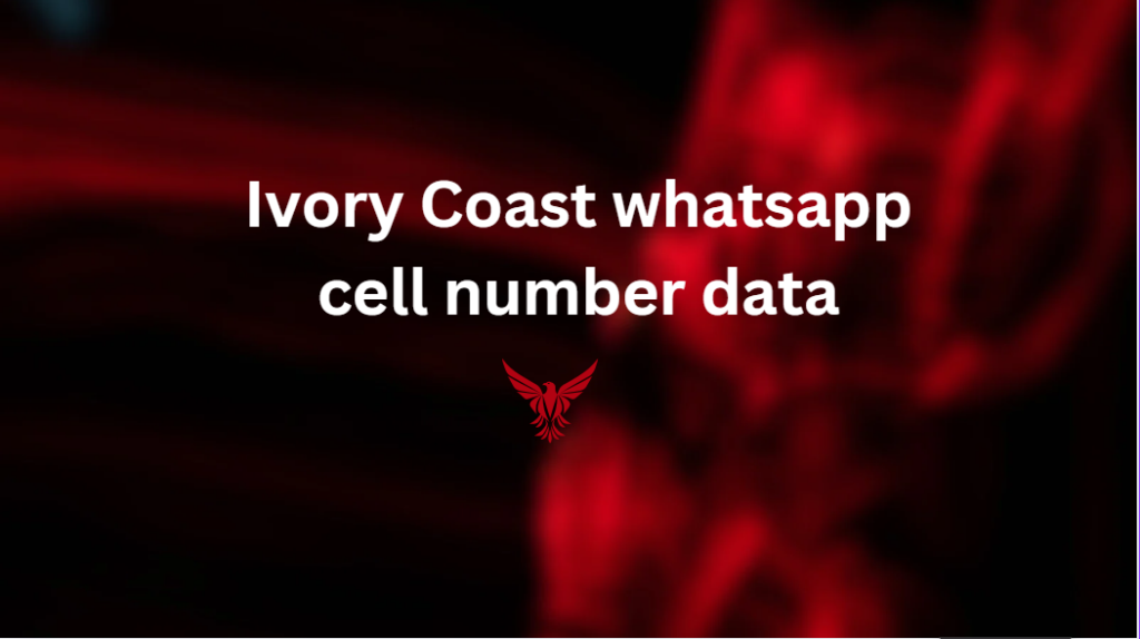 Ivory Coast whatsapp cell number data