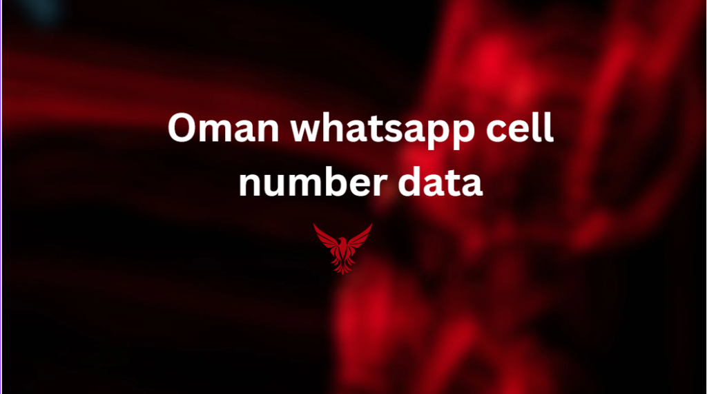 Oman whatsapp cell number data