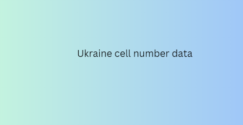 Ukraine cell number data